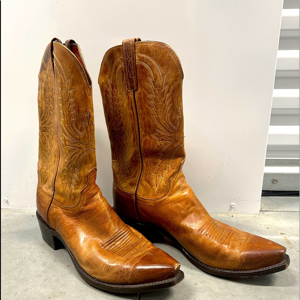 LUCCHESE Men’s sz 11 - 1883 Tan Mad Dog Goat